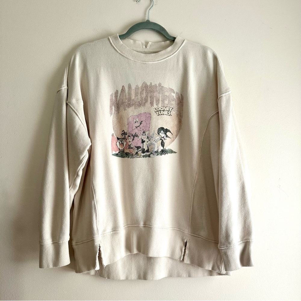 aerie • The Chill Crew Sweatshirt Halloween‎ Looney Tunes